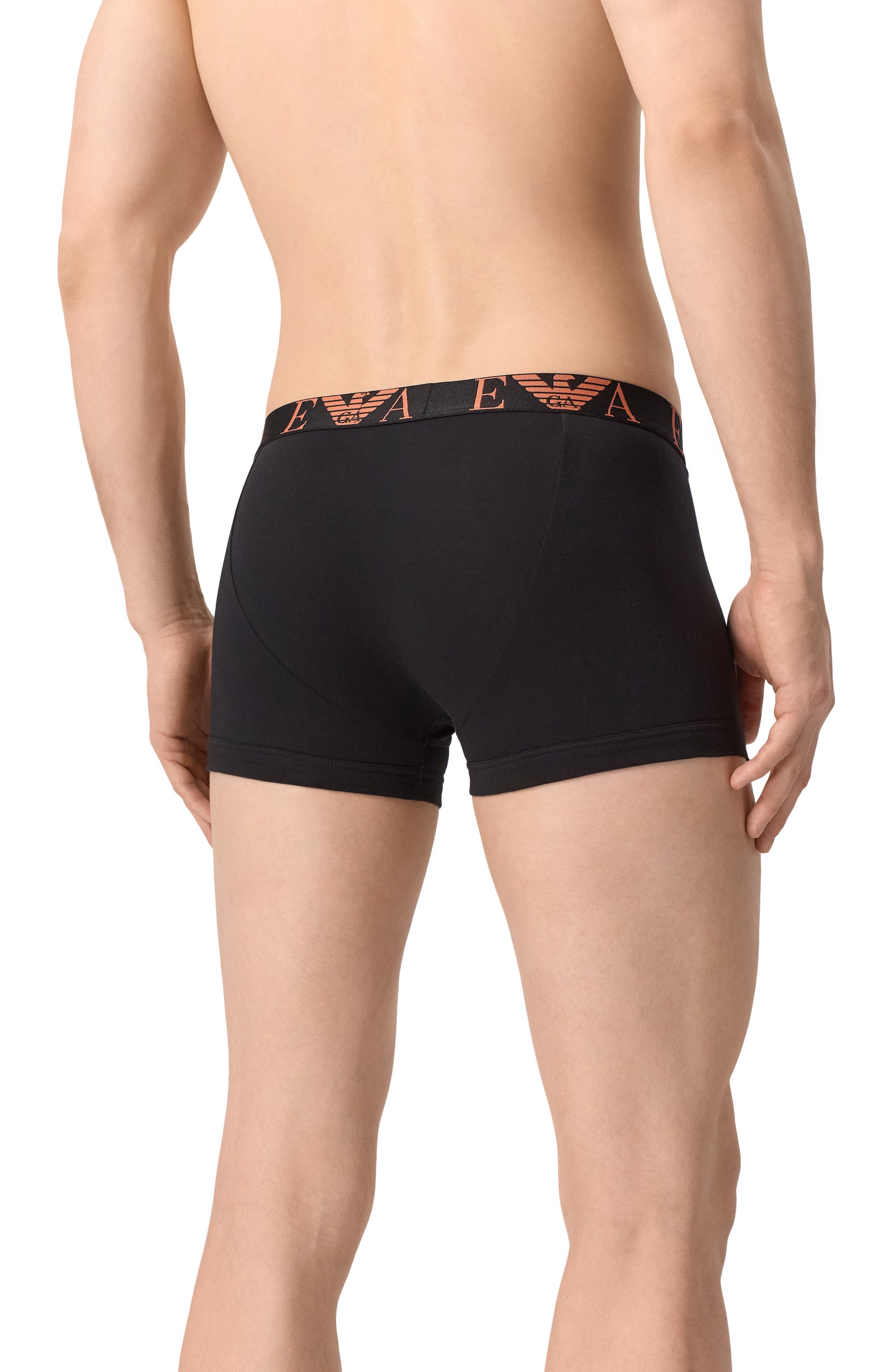 Комплект из трех боксеров EMPORIO ARMANI черного цвета по цене 6740 руб., арт. EM000259/AF10778, фото 5 Комплект из трех боксеров EMPORIO ARMANI, арт. EM000259/AF10778, фото 5