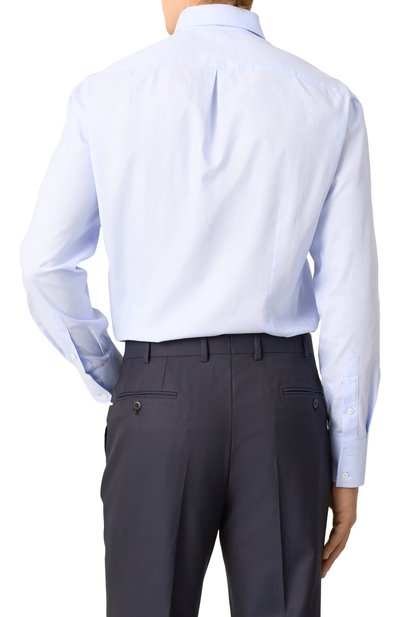 Хлопковая рубашка BRUNELLO CUCINELLI, арт. MB6971716, фото 4