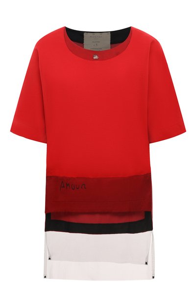 Женская футболка из хлопка и льна MIDGARD PARIS, арт. V3-TS1401-RD