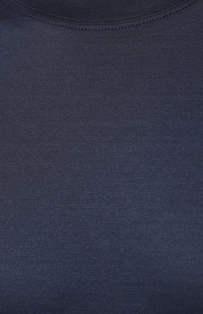 Хлопковая футболка GRAN SASSO темно-синего цвета по цене 13400 руб., арт. 60133/74002, фото 5 Хлопковая футболка GRAN SASSO, арт. 60133/74002, фото 5