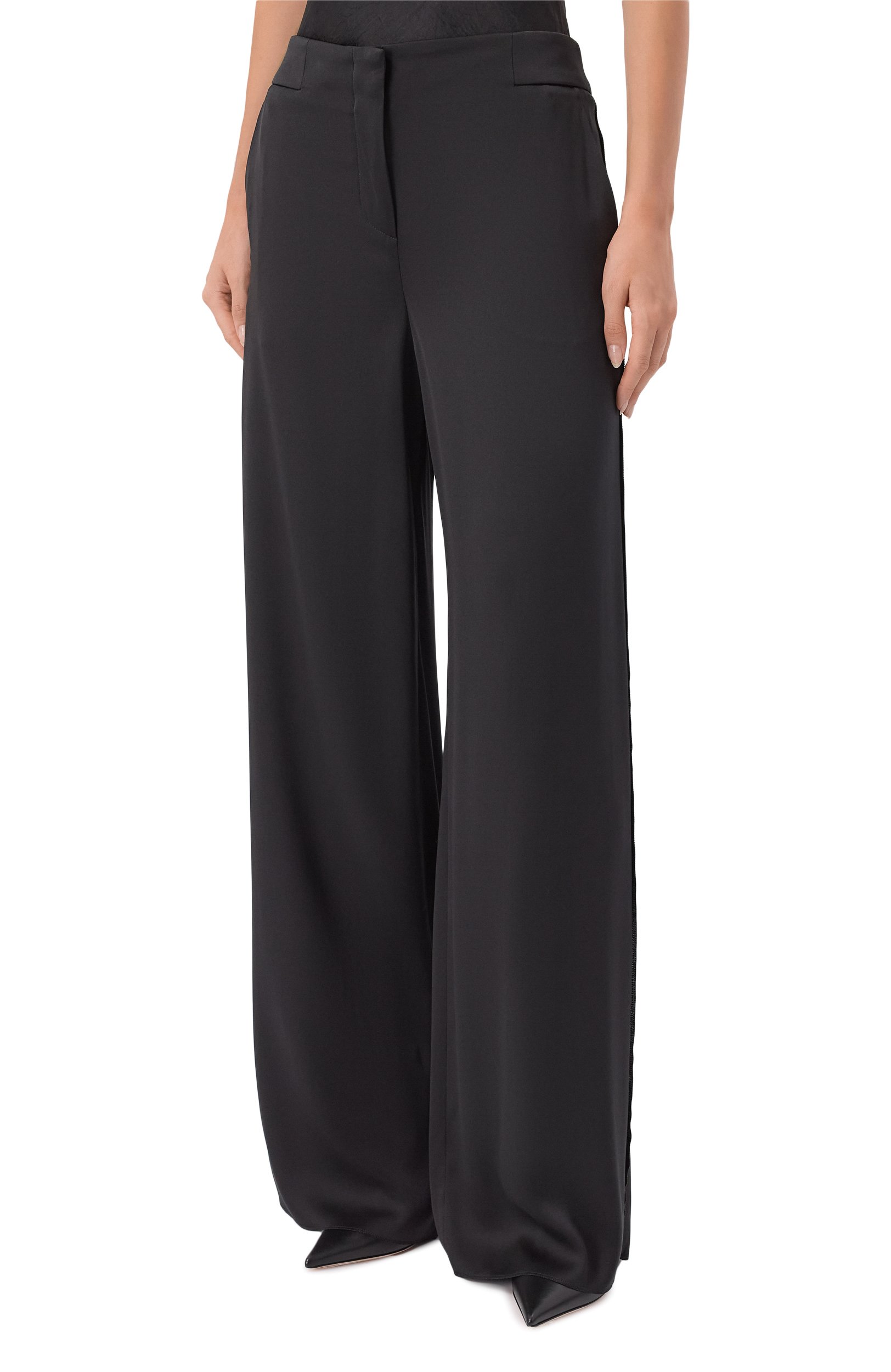 Шелковые брюки GIORGIO ARMANI, арт. GW004388/AF30226, фото 3