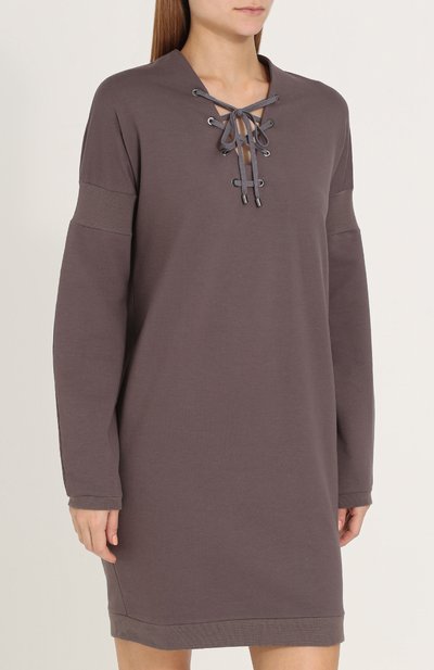Хлопковое платье со шнуровкой ZIMMERLI, арт. 5139-39000, фото 3