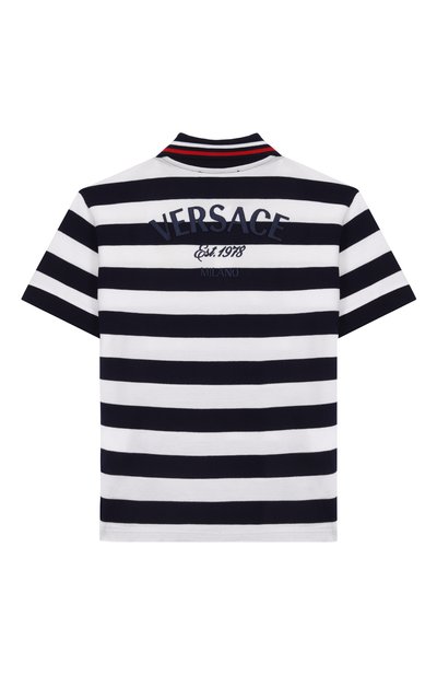 Хлопковое поло VERSACE, арт. 1000126/1A09735, фото 2