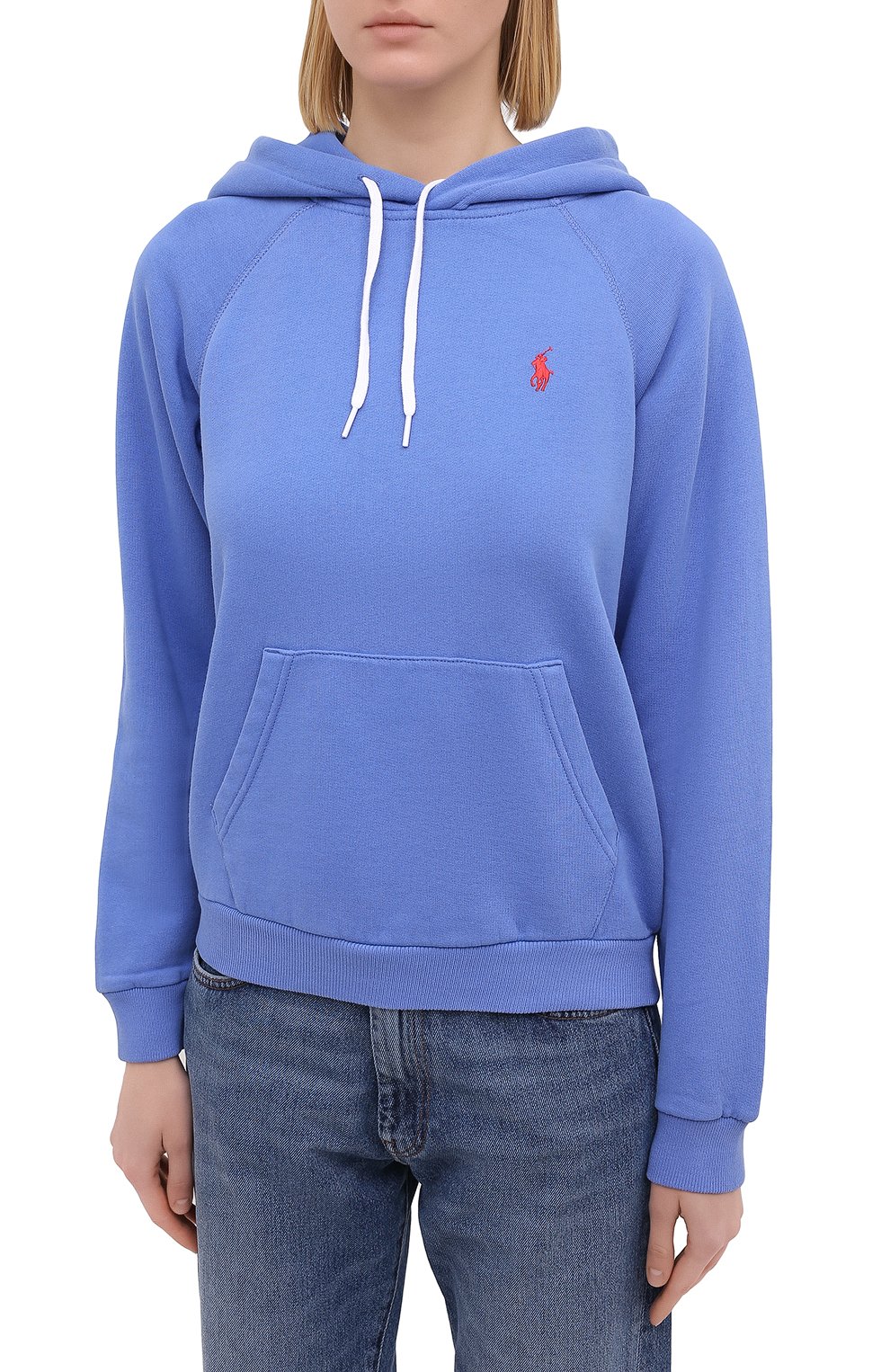 Хлопковое худи POLO RALPH LAUREN темно-синего цвета по цене 19150 руб., арт. 211794394, фото 3 Хлопковое худи POLO RALPH LAUREN, арт. 211794394, фото 3