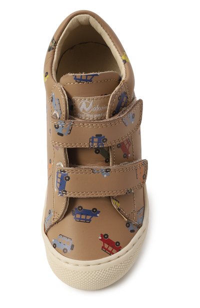 Кожаные кеды cocoon vl NATURINO коричневого цвета по цене 9810 руб., арт. 2012904/MT/17-26, фото 4 Кожаные кеды cocoon vl NATURINO, арт. 2012904/MT/17-26, фото 4