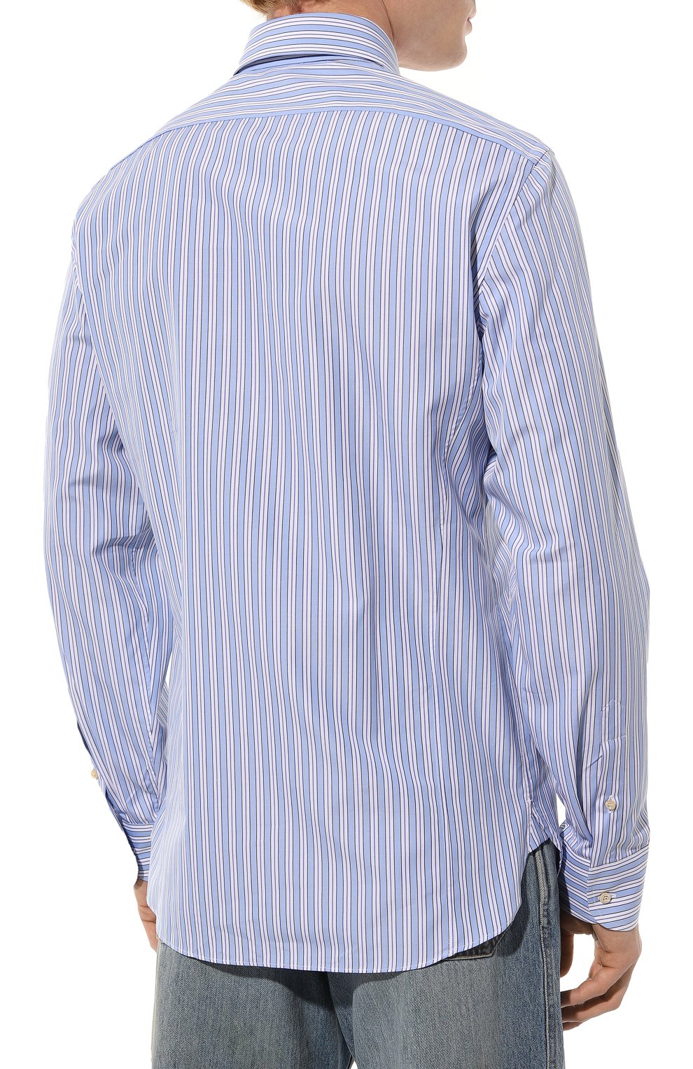 Хлопковая рубашка GUCCI, арт. 543806 Z375L, фото 4