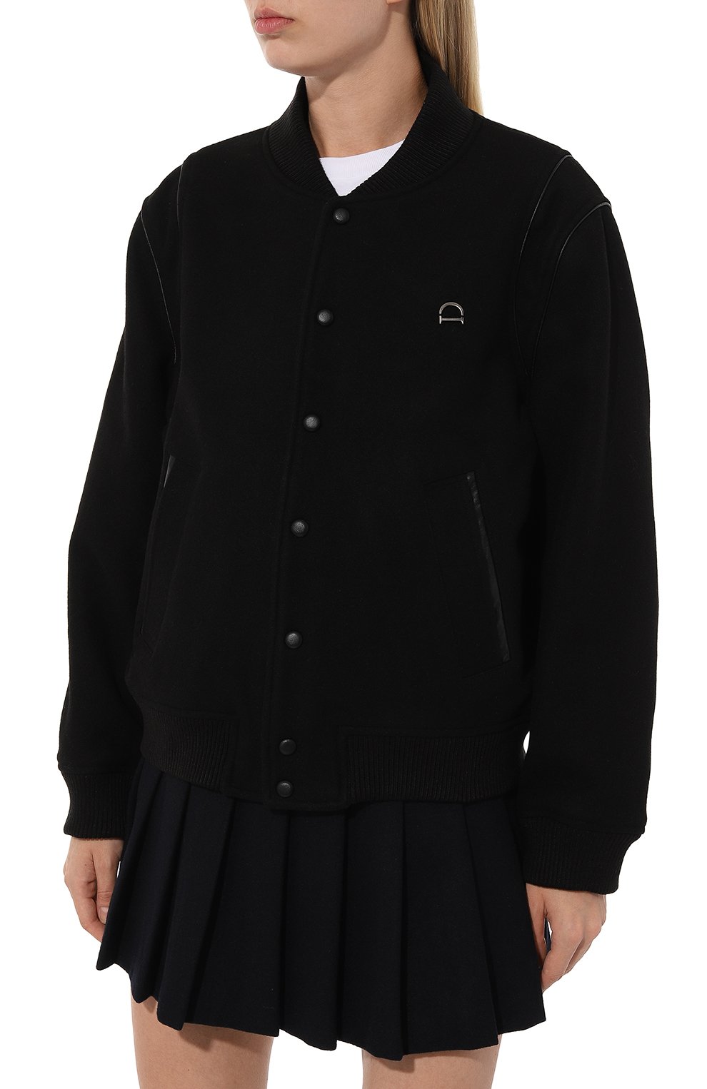 Шерстяной бомбер DUNST, арт. UDJU3C101BK, фото 3