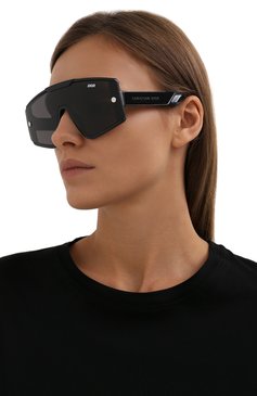 Женские солнцезащитные очки DIOR EYEWEAR черного цвета, арт. DI0RXTREM MU 10B8 | Фото 2 (Тип очков: С/з; Региональные ограничения белый список (Axapta Mercury): RU, Не проставлено; Кросс-КТ: С/з-унисекс; Нос: Не проставлено; Оптика Гендер: оптика-унисекс; Очки форма: Маска, Прямоугольные)