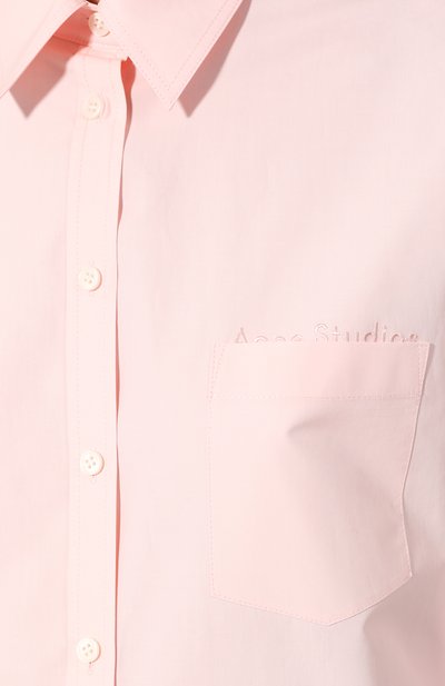 Хлопковая рубашка ACNE STUDIOS, арт. AC0127, фото 5