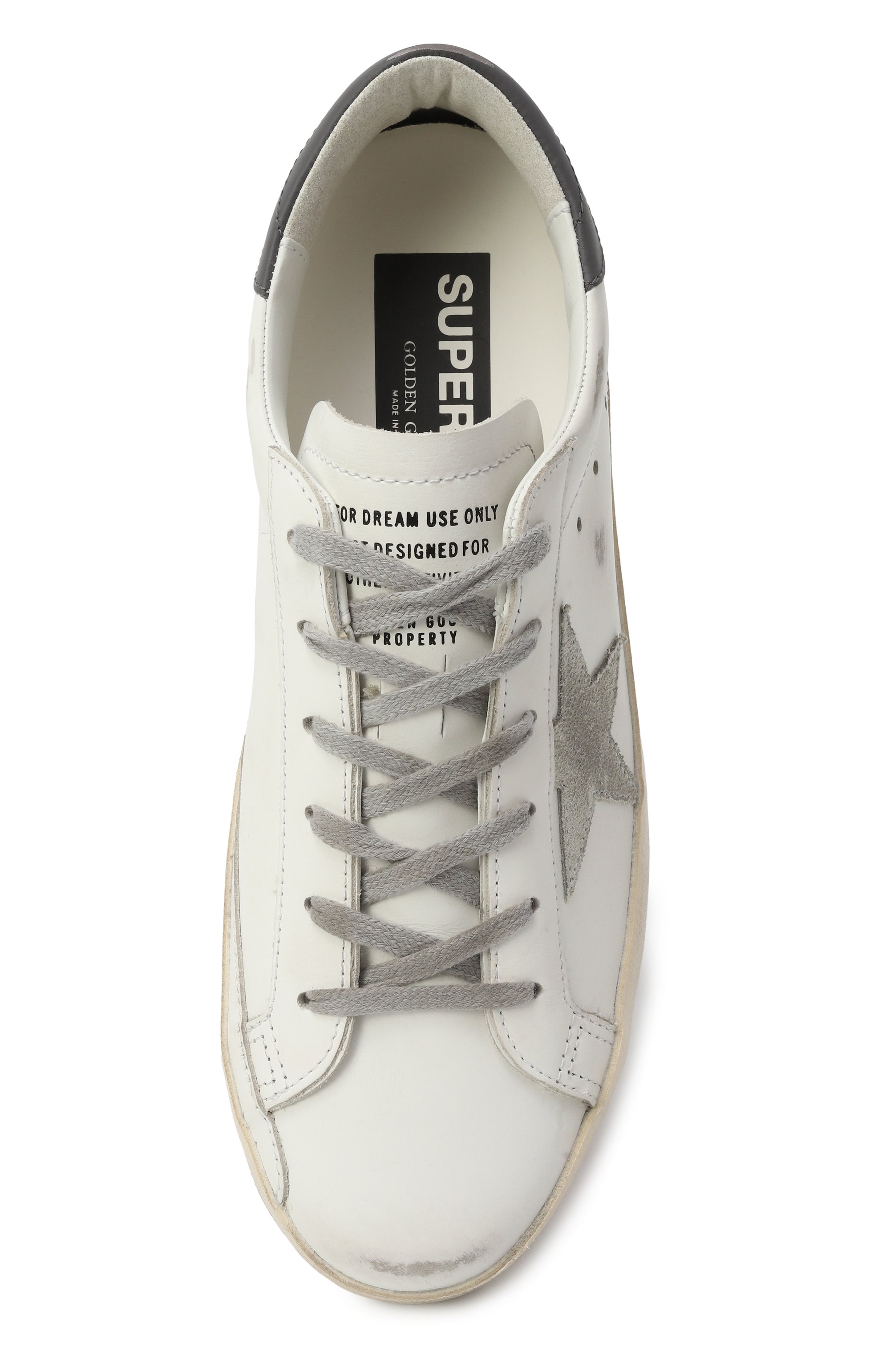 Кожаные кеды super star GOLDEN GOOSE DELUXE BRAND, арт. GWF00102.F006113, фото 6