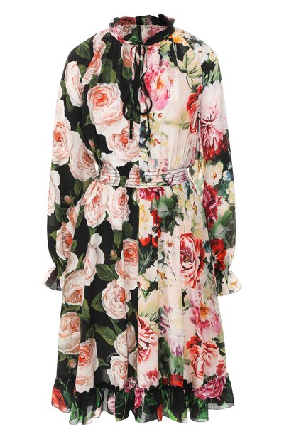 Женское шелковое платье DOLCE & GABBANA, арт. F66ATT/GDK85