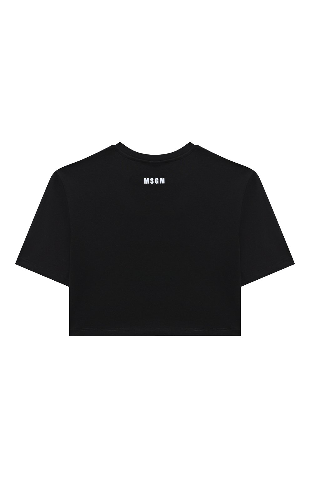 Укороченная футболка из хлопка MSGM KIDS, арт. S4MSJGTH121, фото 2