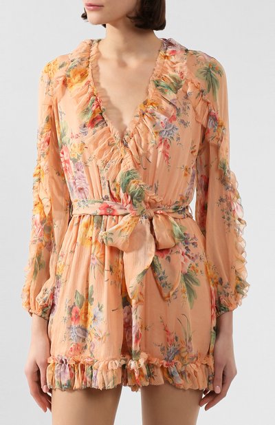 Шелковый комбинезон ZIMMERMANN, арт. 4054YZIN, фото 3