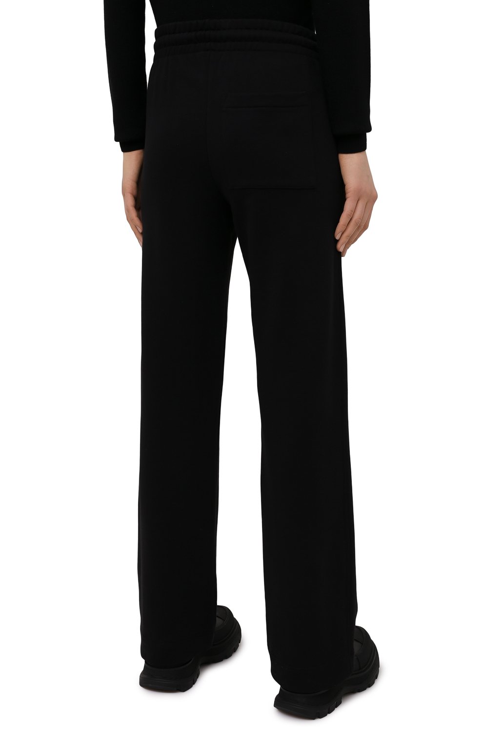 Хлопковые брюки DRIES VAN NOTEN черного цвета по цене 31700 руб., арт. 211-11164-2629, фото 4 Хлопковые брюки DRIES VAN NOTEN, арт. 211-11164-2629, фото 4