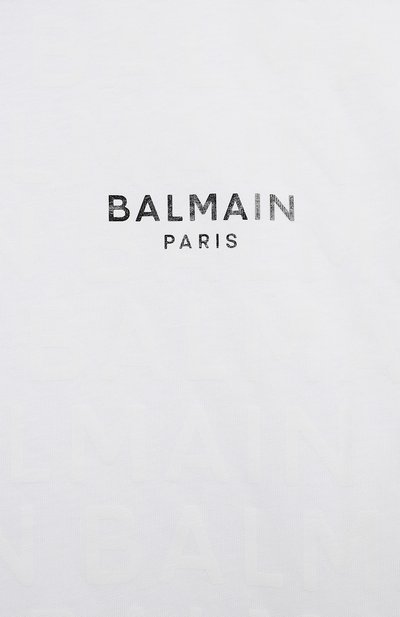 Хлопковая футболка BALMAIN, арт. BU8Q11, фото 3