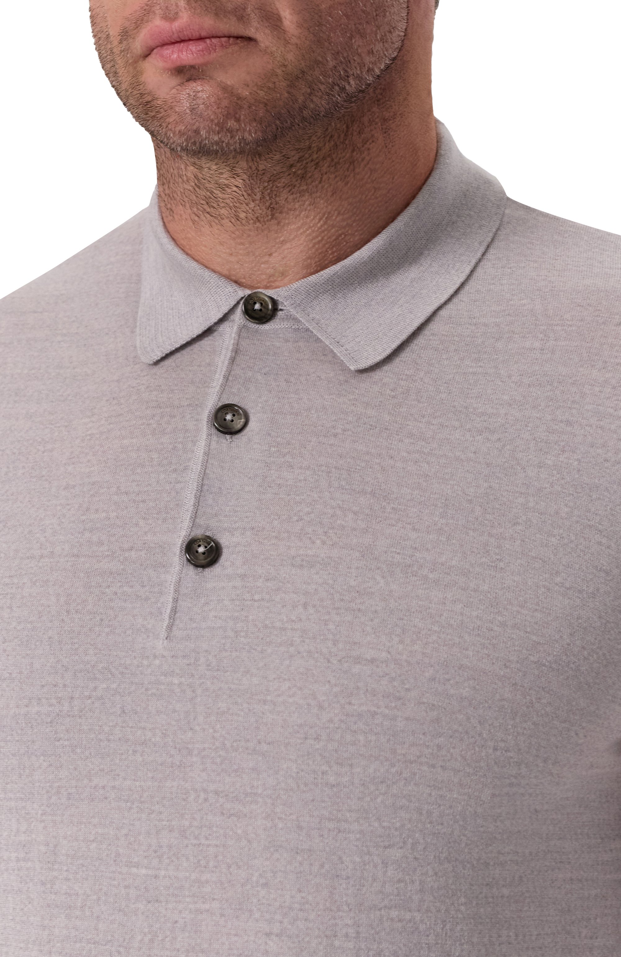 Поло из шерсти и кашемира CORTIGIANI, арт. 3AS304, фото 5