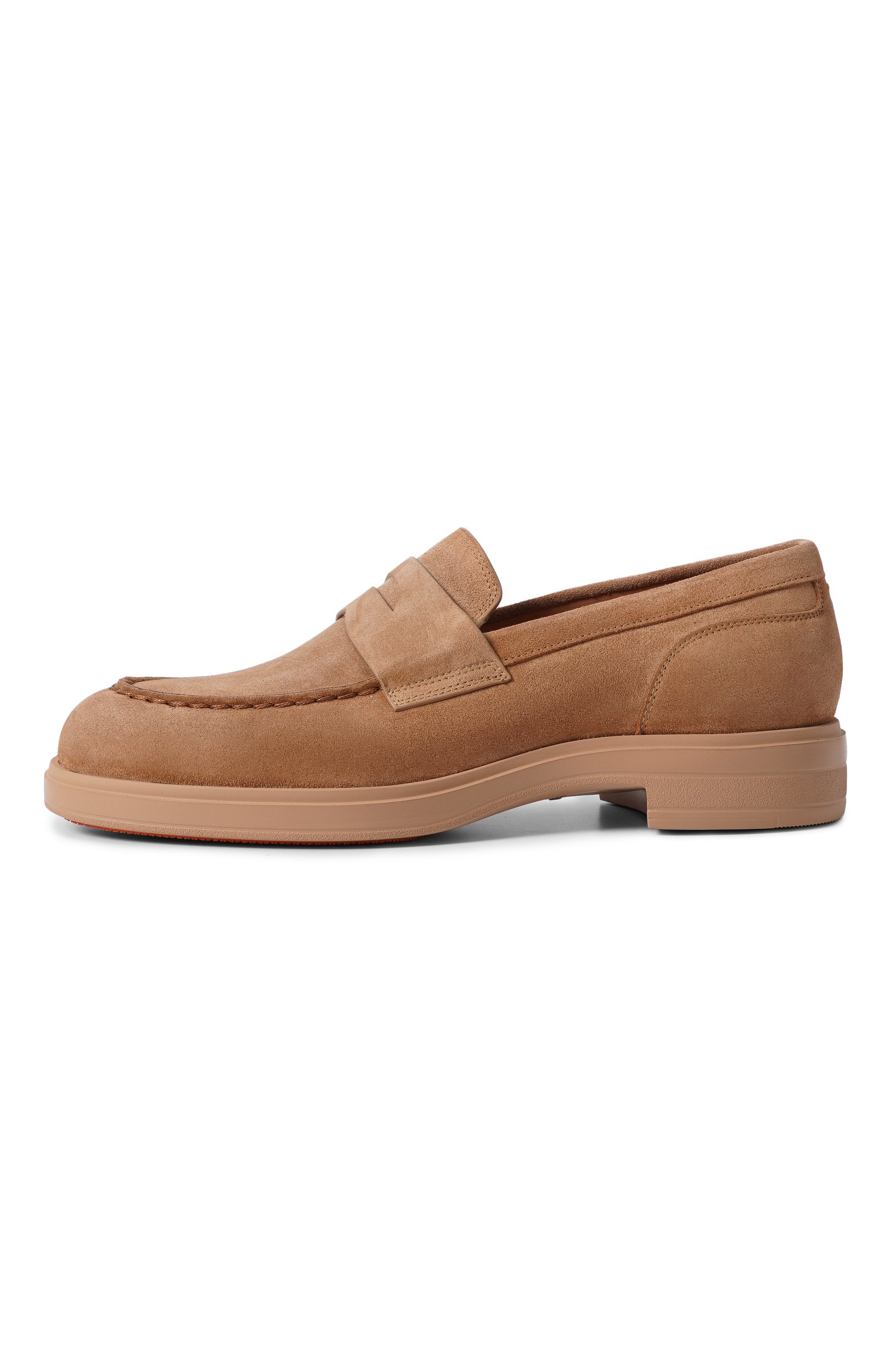Замшевые пенни-лоферы easy SANTONI, арт. WUYG72448PKVNHSY, фото 4