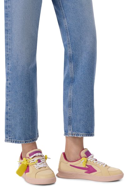 Комбинированные кеды end of play OFF-WHITE, арт. 0WIA28NS26FAB001, фото 2