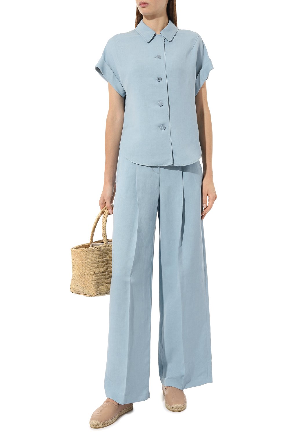 Кожаные эспадрильи cassandre SAINT LAURENT, арт. 458573, фото 2