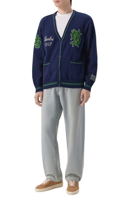 Хлопковый кардиган Ksubi MPS26KW003 Синий  MPS26KW003 Фото 2