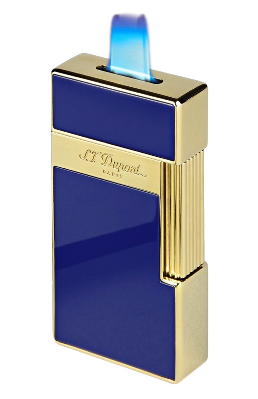 Зажигалка S.T. DUPONT синего цвета по цене 57200 руб., арт. 25005, фото 2 Зажигалка S.T. DUPONT, арт. 25005, фото 2