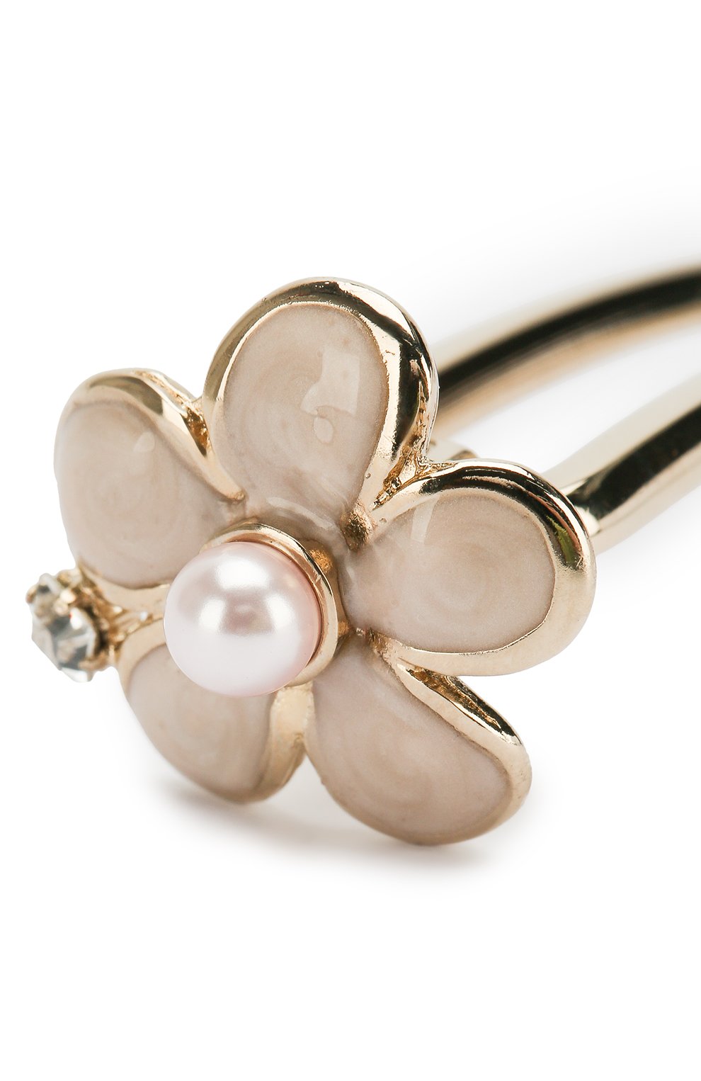 Заколка для волос ALEXANDRE DE PARIS бежевого цвета по цене 13280 руб., арт. NFCH-50465 D, фото 3 Заколка для волос ALEXANDRE DE PARIS, арт. NFCH-50465 D, фото 3