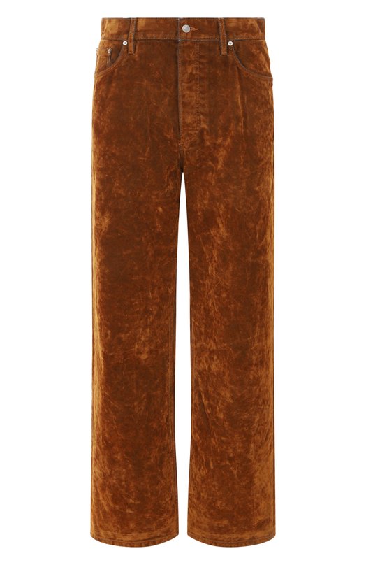 Бархатные брюки Pine Dries Van Noten 020927-2392-105 Коричневый 020927-2392-105