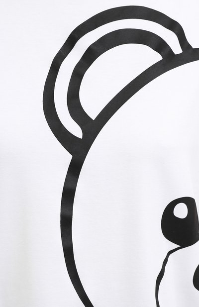 Хлопковая футболка MOSCHINO, арт. A1914/9012, фото 5