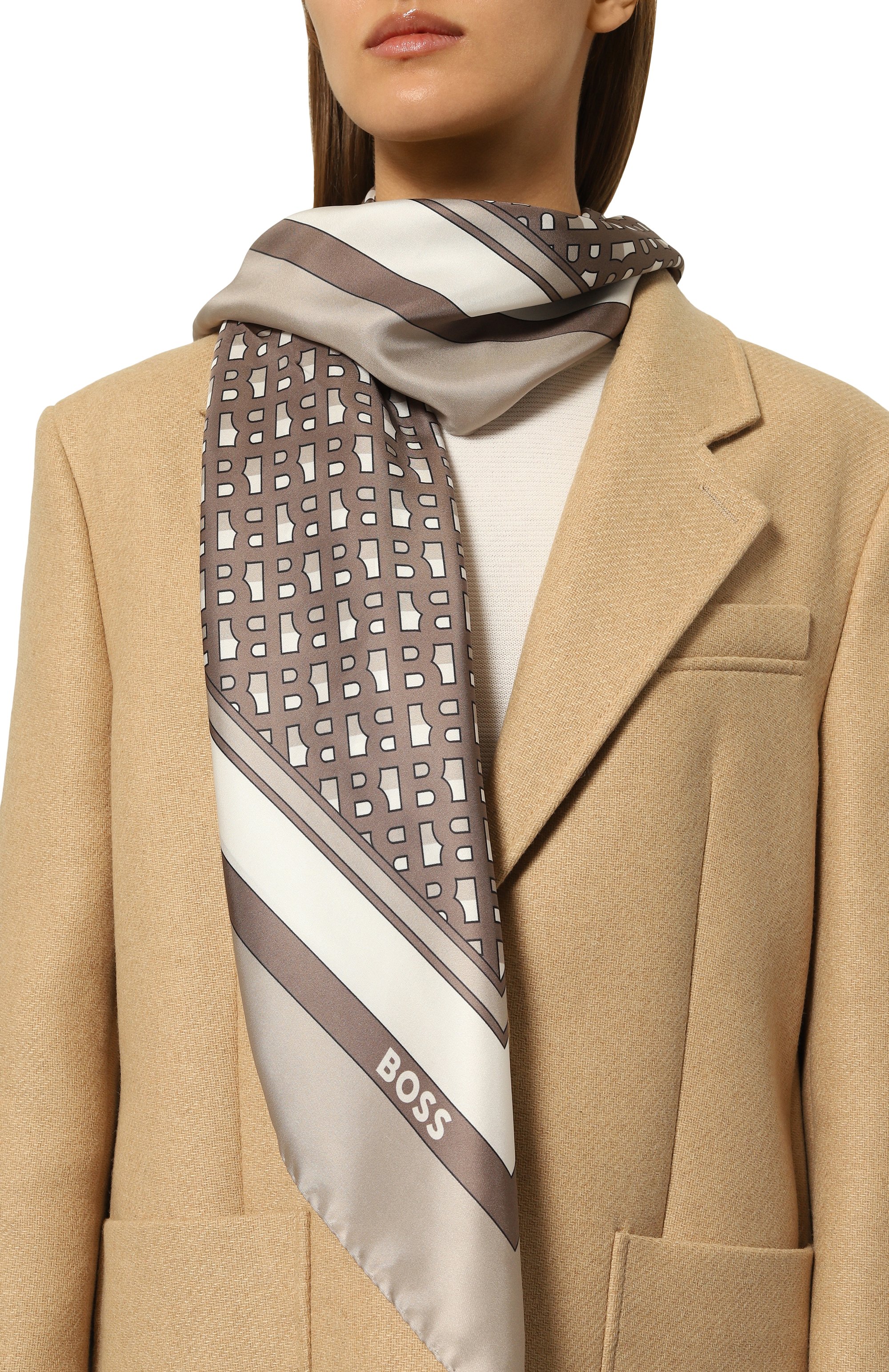 Шелковый платок BOSS, арт. 50536118, фото 2