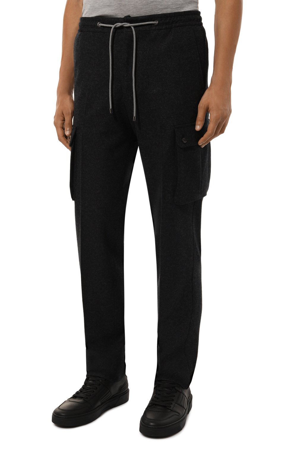 Шерстяные брюки-карго CORNELIANI, арт. 944L14-9418801, фото 3