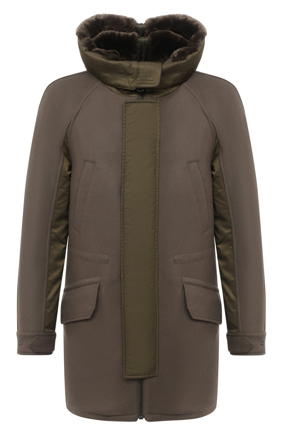 Утепленная парка YVES SALOMON, арт. 21WHM05296A14G, фото 1