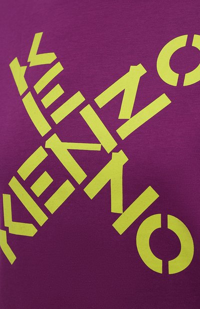 Хлопковая футболка kenzo sport KENZO, арт. FB52TS8504SJ, фото 5