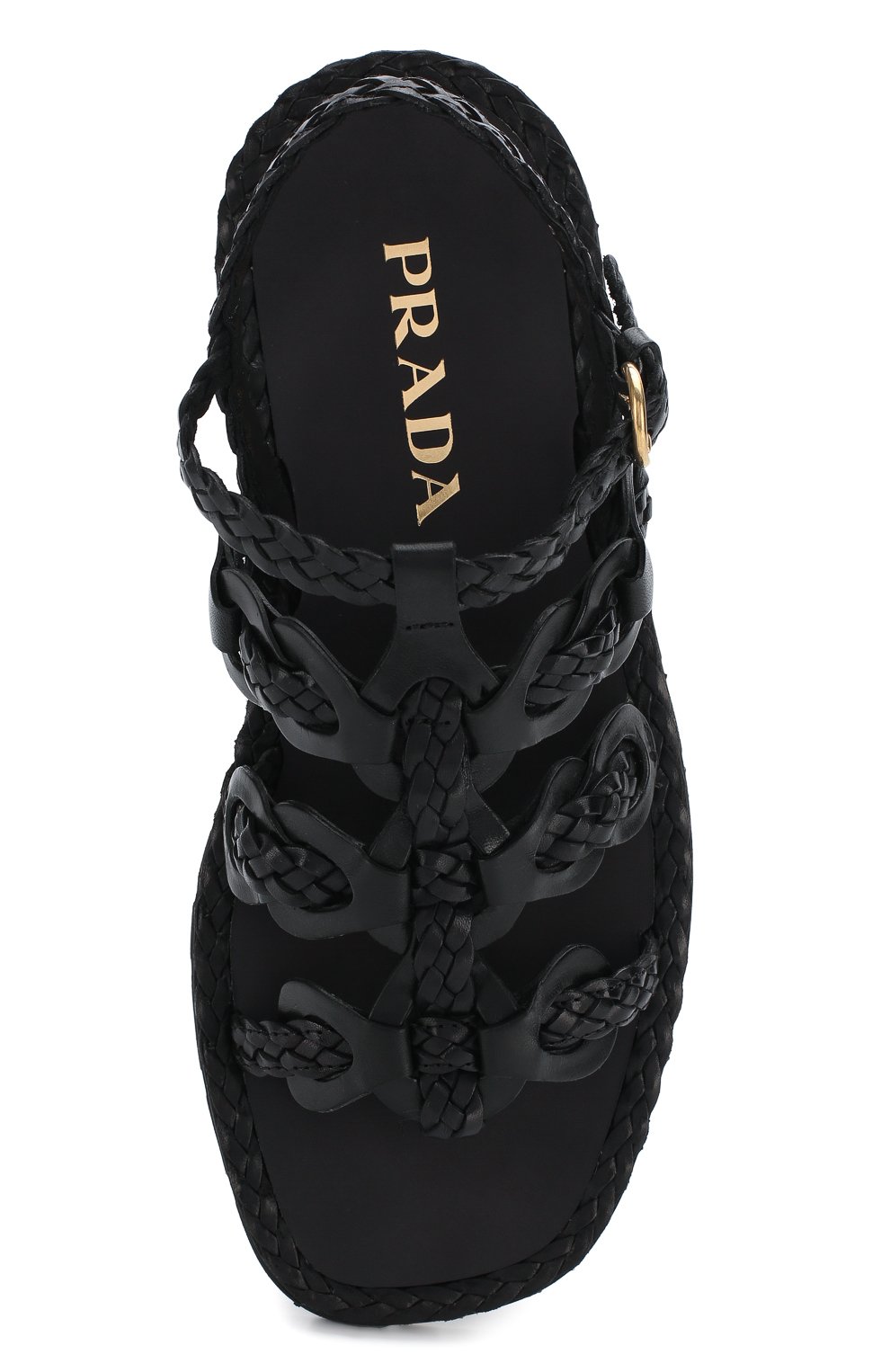 Кожаные сандалии PRADA, арт. 1X186M-27-F0002-A015, фото 5