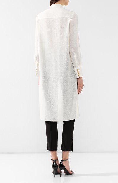 Рубашка из смеси вискозы и льна BALMAIN, арт. RF12234/C105, фото 4
