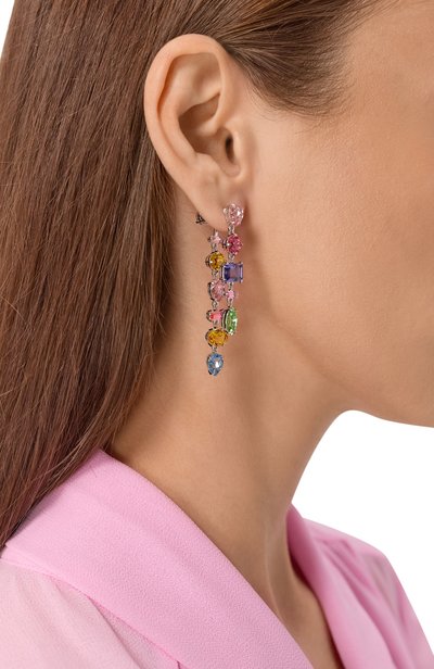 Серьги gema SWAROVSKI разноцветного цвета по цене 29950 руб., арт. 5656417, фото 3 Серьги gema SWAROVSKI, арт. 5656417, фото 3