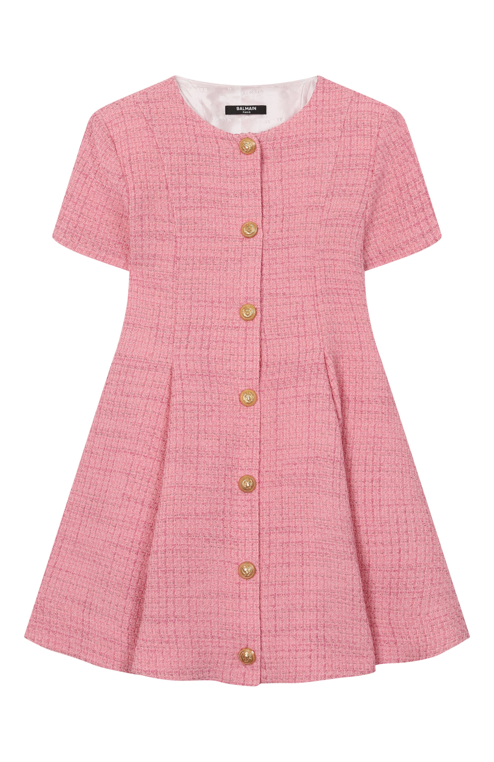 Твидовое платье BALMAIN, арт. BW1D41, фото 1