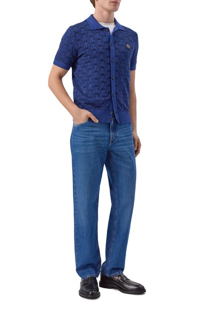 Рубашка из шелка и хлопка PHILIPP PLEIN, арт. SAFC MKK0313 PTE076N, фото 2