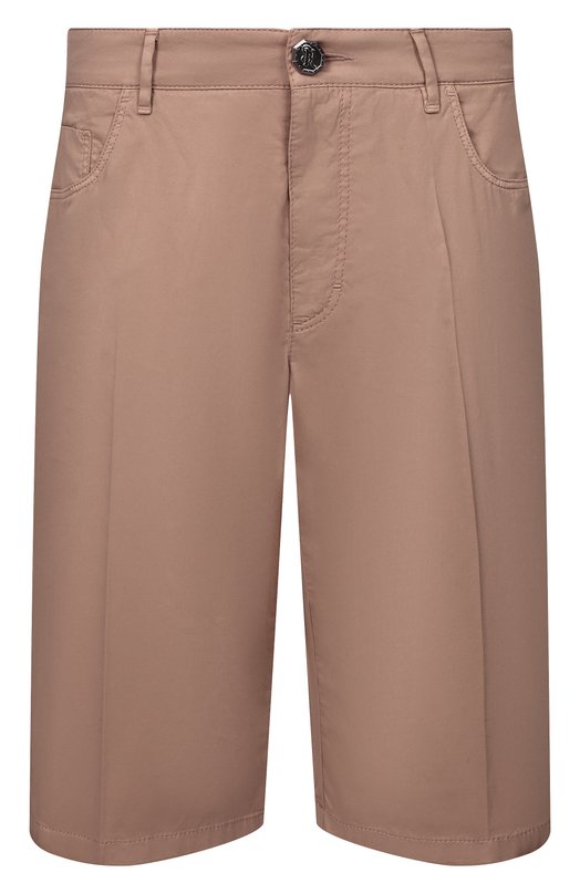 Шорты из хлопка и шелка Stefano Ricci M8T6100081/TFANT Бежевый M8T6100081/TFANT