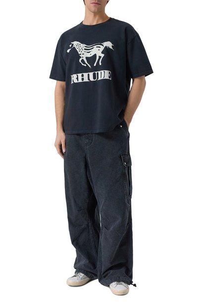 Хлопковая футболка RHUDE, арт. RHFW25TT01012, фото 2