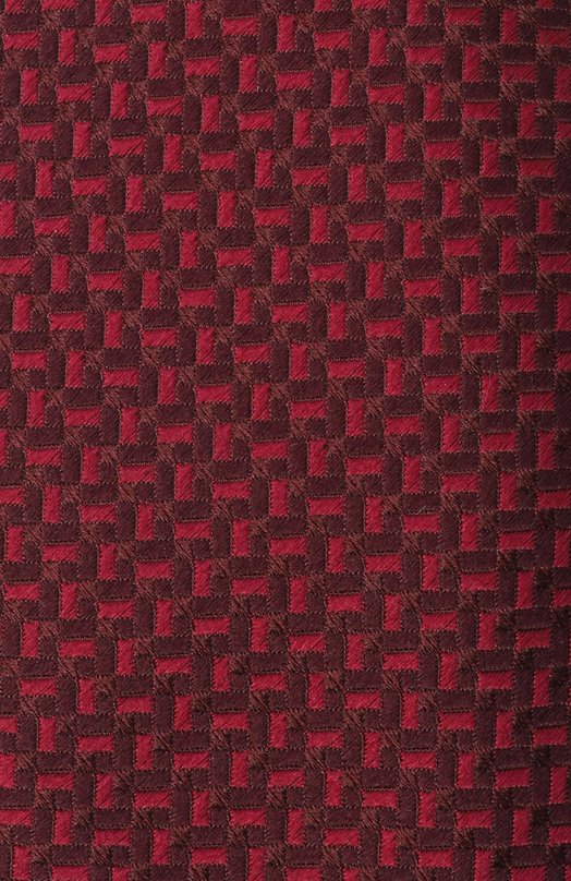 Шелковый галстук Brunello Cucinelli MX8630018 Бордовый  MX8630018 Фото 4