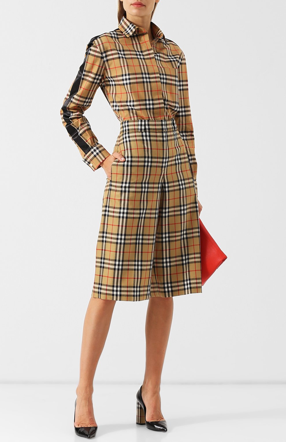 Шерстяные кюлоты BURBERRY, арт. 8001681, фото 2