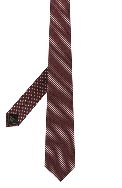 Шелковый галстук BRIONI бордового цвета по цене 25350 руб., арт. 062H00/P0446, фото 2 Шелковый галстук BRIONI, арт. 062H00/P0446, фото 2