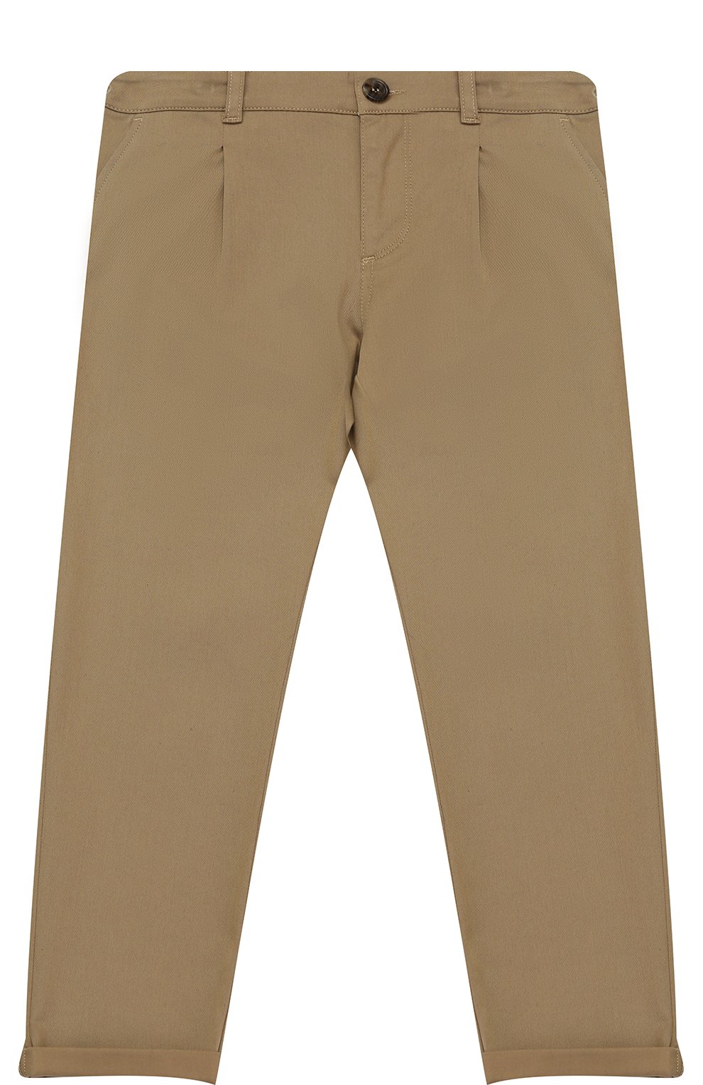 Брюки чинос из эластичного хлопка GUCCI хаки цвета по цене 18700 руб., арт. 409563/XBB06, фото 1 Брюки чинос из эластичного хлопка GUCCI, арт. 409563/XBB06, фото 1