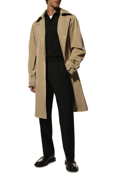 Хлопковая рубашка DSQUARED2 черного цвета по цене 49100 руб., арт. S78DM0033/S36275, фото 2 Хлопковая рубашка DSQUARED2, арт. S78DM0033/S36275, фото 2