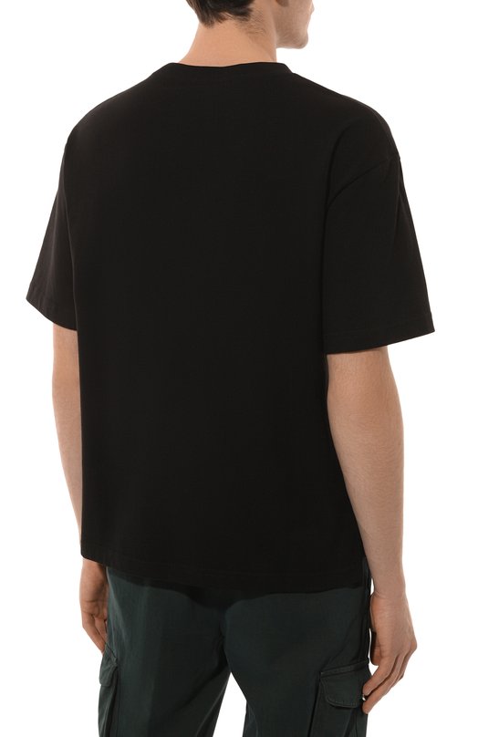 Хлопковая футболка Kiton UMK041807 Чёрный  UMK041807 Фото 4