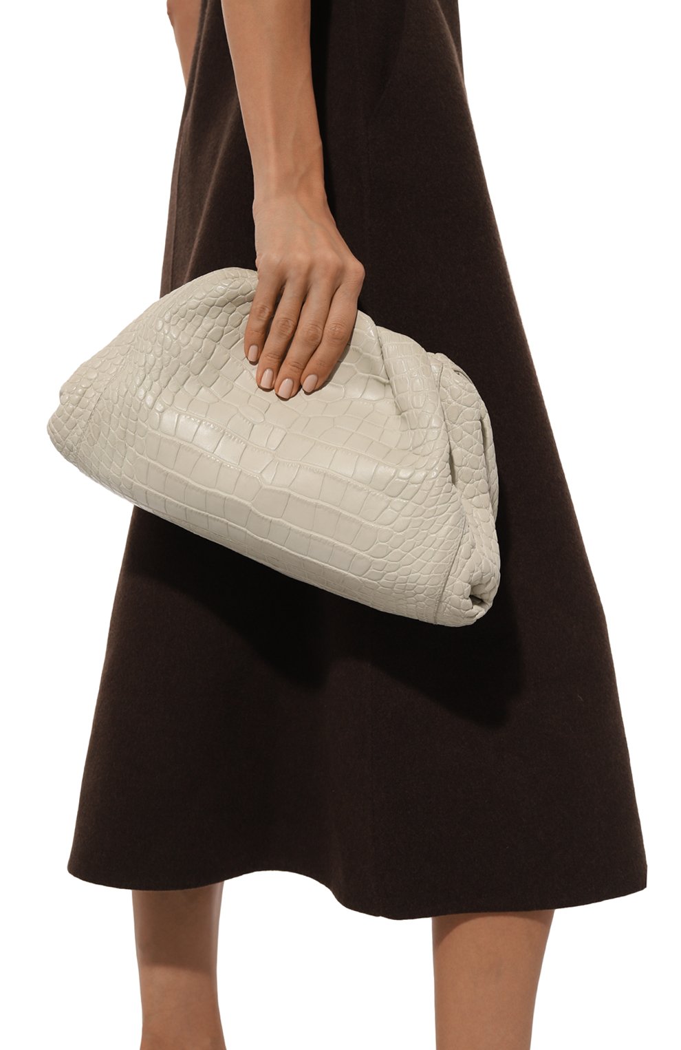 Клатч pouch из кожи аллигатора BOTTEGA VENETA, арт. 576227/VCPX0/AMIS, фото 2