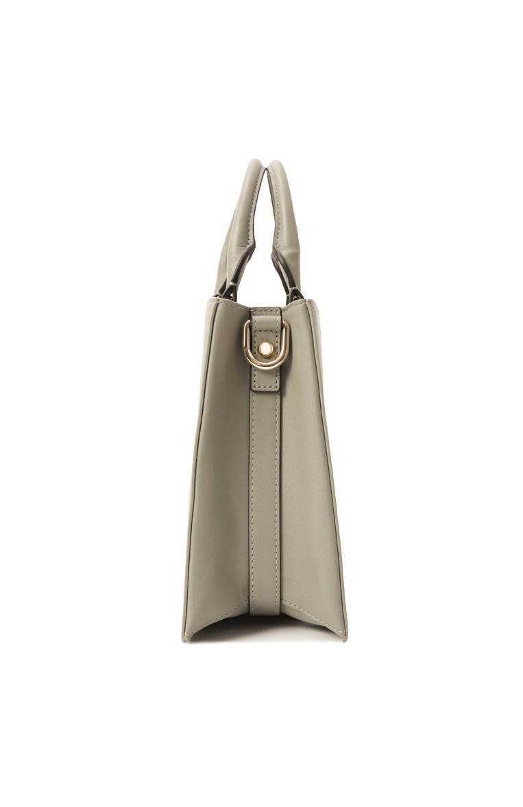 Женская сумка furla nuvola FURLA светло-зеленого цвета, арт. WB01336/BX2045 | Фото 4 (Размер: medium; Материал: Натуральная кожа; Ремень/цепочка: На ремешке)