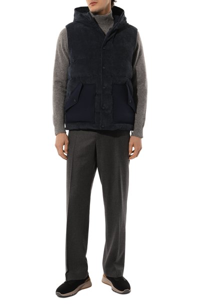 Текстильные кроссовки BRUNELLO CUCINELLI, арт. MZUWLB0253, фото 2