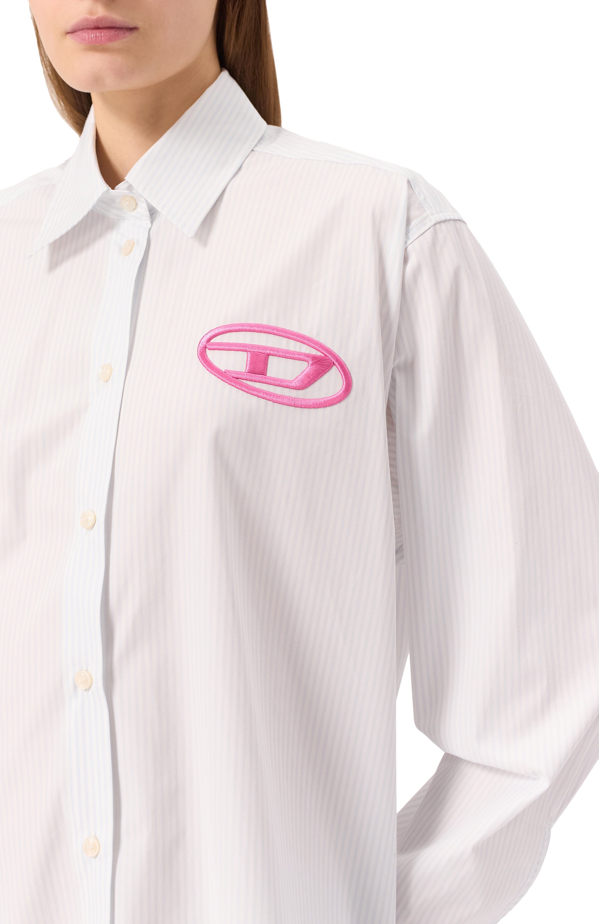 Хлопковая рубашка DIESEL, арт. A14571/0DNAN, фото 5