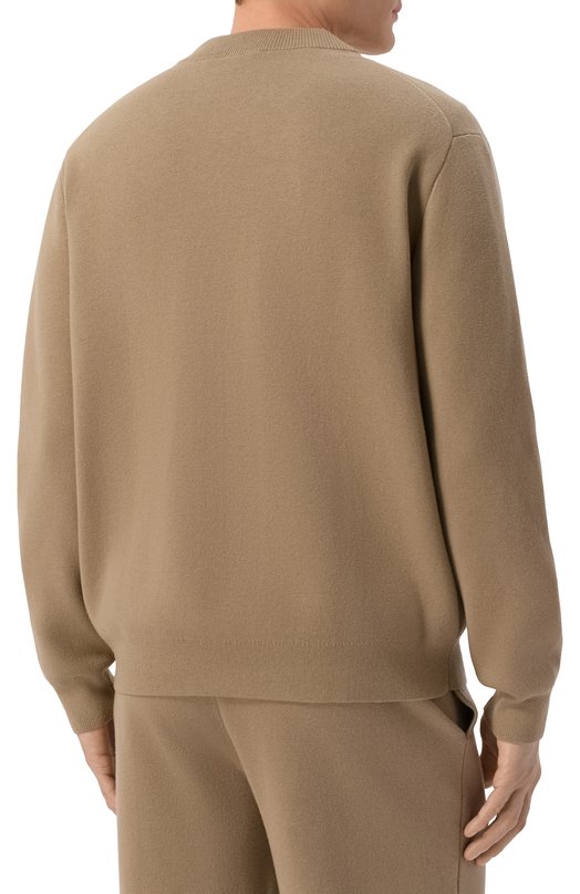 Кардиган из шерсти и хлопка 12 STOREEZ 135788 Хаки  135788 Фото 4